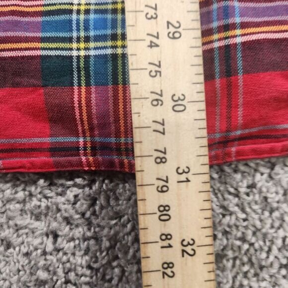 Ralph Lauren Shirt Mens‎ Large Plaid Preppy Career Button Pony Office Thick - Picture 9 of 9